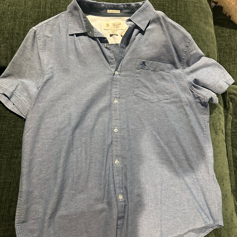 Original Penguin Light Blue Heritage Shirt